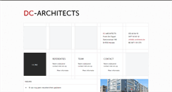 Desktop Screenshot of dc-architects.be